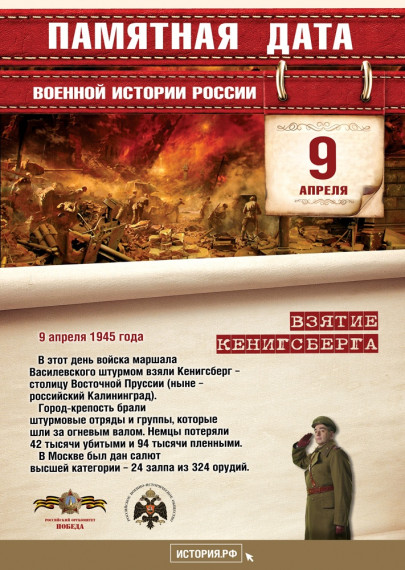 Памятные даты истории России.