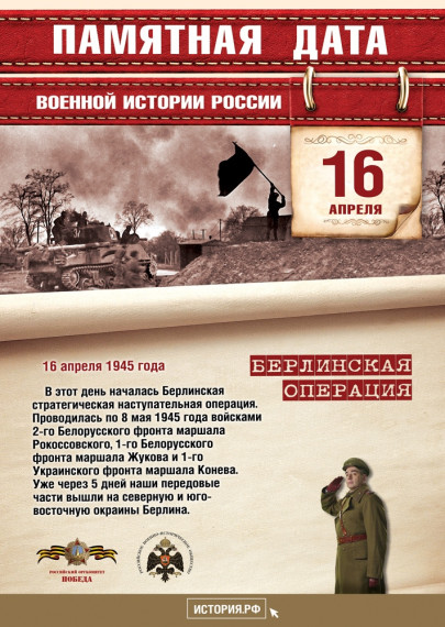 Начало Берлинской прерации.